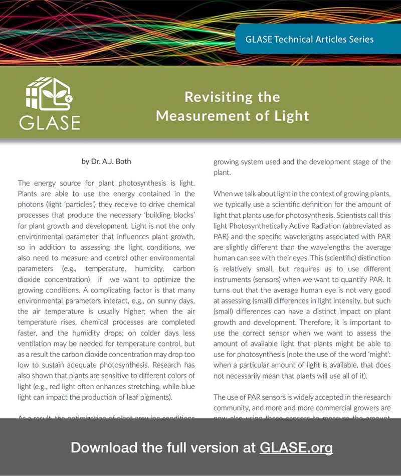 Revisiting the Measurement of Light