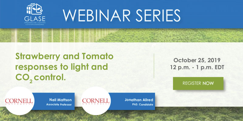 Strawberry and tomato responses to light and CO2 control