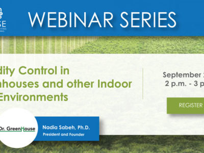 Humidity control in greenhouses and other indoor plant environments