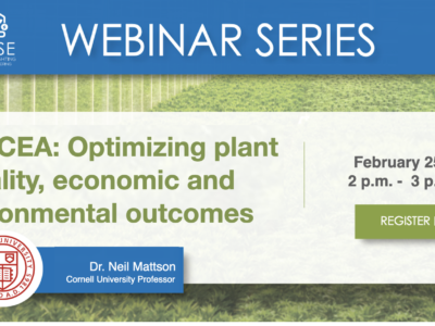 Urban CEA: Optimizing plant quality, economic and environmental outcomes