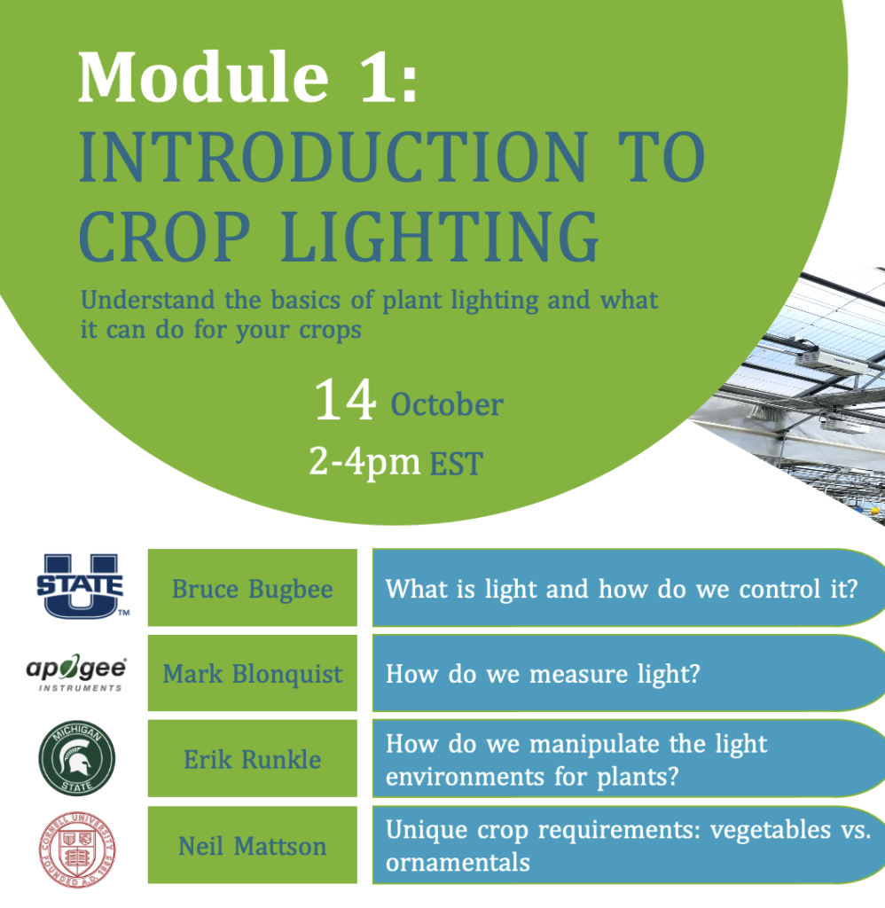 Module 1: Introduction to Crop Lighting