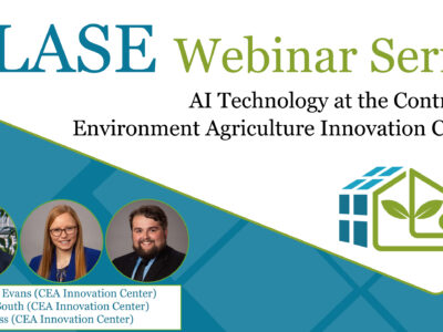 AI Technology at the Controlled Environment Agriculture Innovation Center